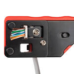 Кримпер с 2 встроенными модулями для обжима RJ-45 (Сat 7), RJ-12, RJ-11