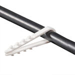 Дюбель-хомут для круглых проводов